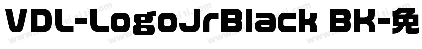 VDL-LogoJrBlack BK字体转换